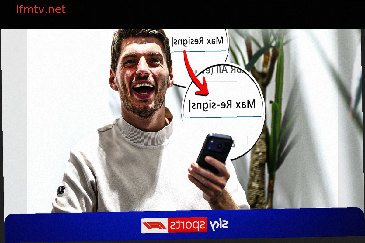 Max Verstappen's Humorous Contract Announcement Video!