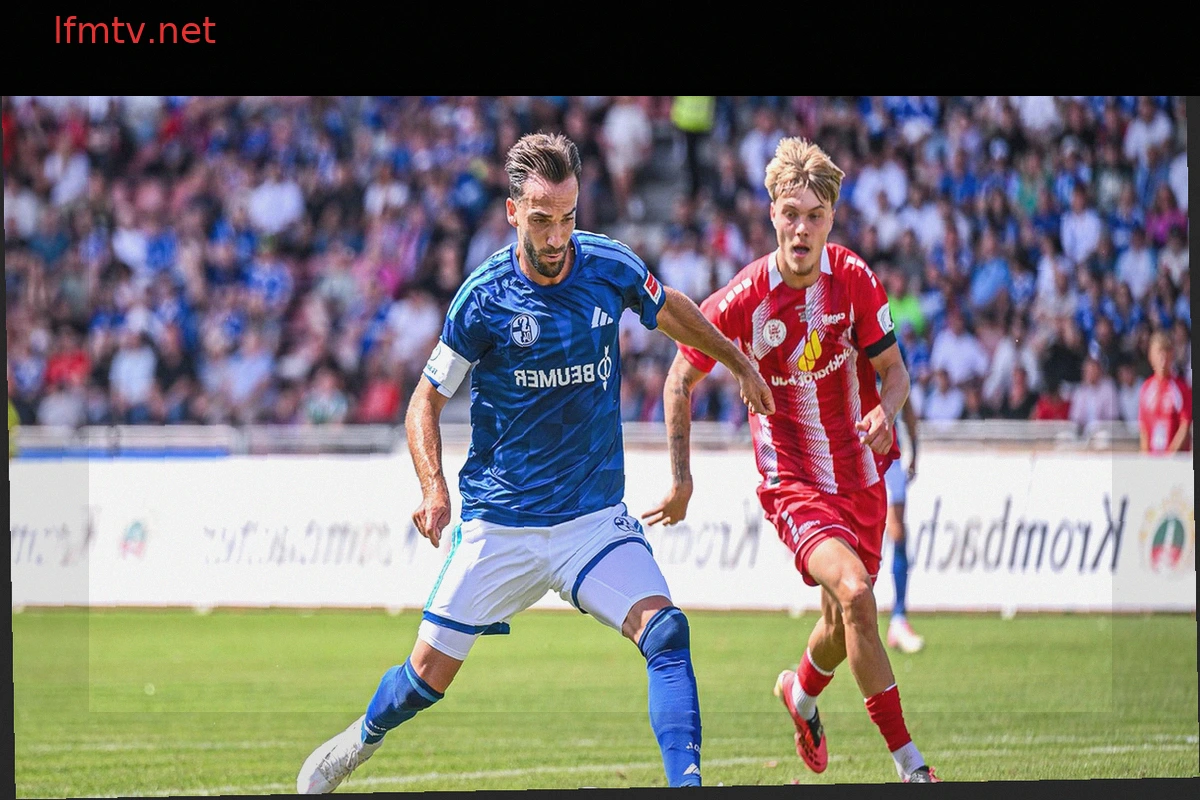Hessen Kassel Fights Hard Against Bundesliga's Schalke 04 in Football Festival