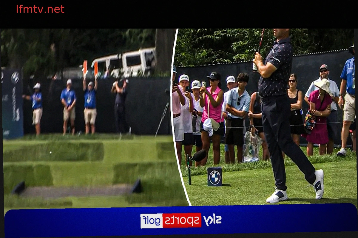 Worse than an amateur! 😂 Woodland's awful tee shot into water!
