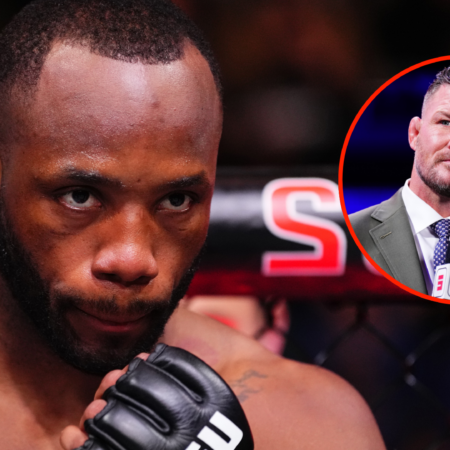 Dustin Poirier watches on as MMA star drops The Rock's signature WWE move moments before scoring KO win