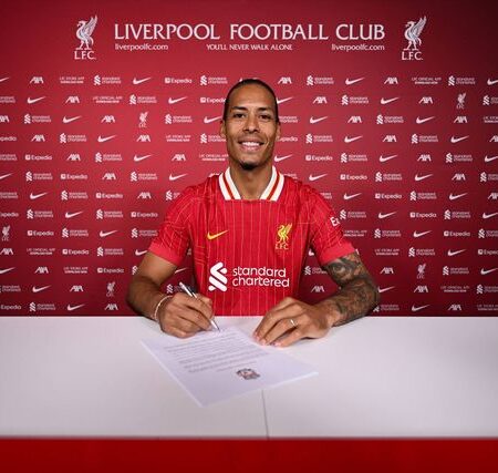 Van Dijk Extends Liverpool Stay with New Contract