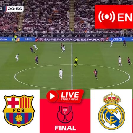 Where is Kylian Mbappe in El Clasico Copa del Rey Final?