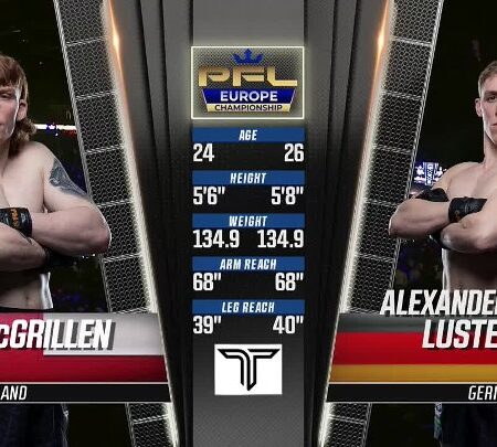 Lewis McGrillen Focuses on PFL Belfast Co-Main Event, Still Watching World Tournament