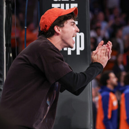 Timothée Chalamet, Bad Bunny lead celebrity sightings at Celtics-Knicks