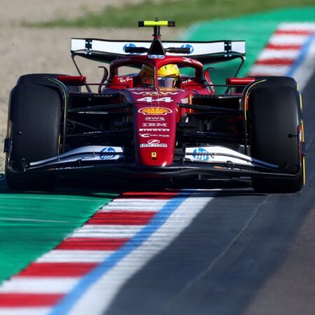 Hamilton Frustrated by ‘Lottery’ Braking on Ferrari at Imola Practice