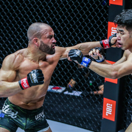 Eddie Alvarez won his first world title by tapping out submission artist in four-man tournament