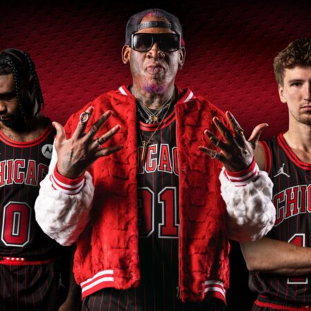 A Legacy Reborn: Chicago Bulls Unveil Iconic Red Pinstripe Statement Uniforms
