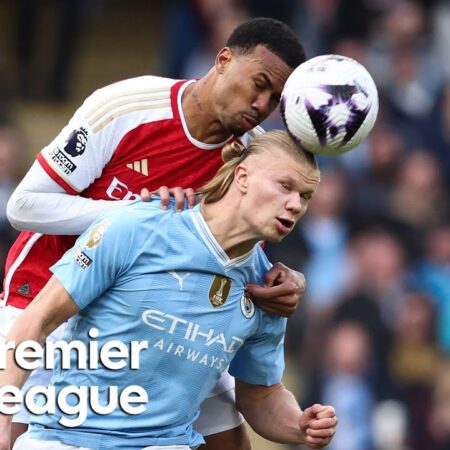 Premier League Titans Collide: Arsenal’s Defensive Fortress Prepares for Haaland’s Onslaught