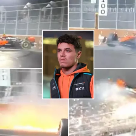 Norris Defies Expectations, Leads Baku F1 Final Practice After Dramatic Friday Crash