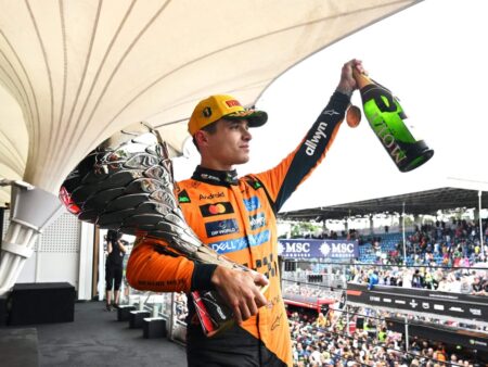 The Coronation: Lando Norris Accepts His F1 Drivers’ Championship Trophy