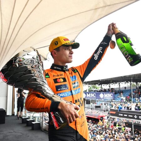 The Coronation: Lando Norris Accepts His F1 Drivers’ Championship Trophy