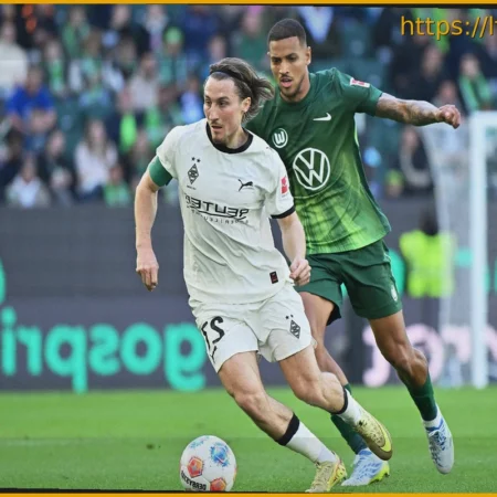 Вольфсбург отстоял ничью с Гладбахом в борьбе за выживание