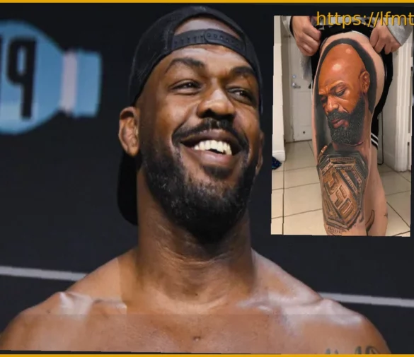 Фанату сделали огромную татуировку Джона Джонса, вызвав неоднозначную реакцию в интернете