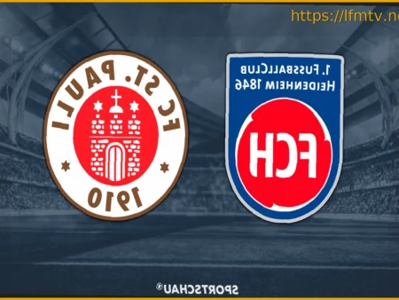 Live Match: 1. FC Heidenheim 1846 vs. FC St. Pauli – Bundesliga