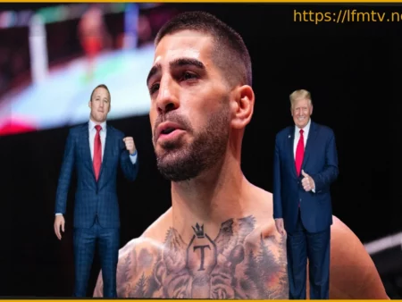 Ilia Topuria Predicts First-Round KO for Justin Gaethje, Sends Witty Message to Donald Trump