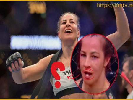 Джасмин Джасудавичус развеяла слухи: во время боя UFC в Виннипеге во рту у нее была жевательная резинка