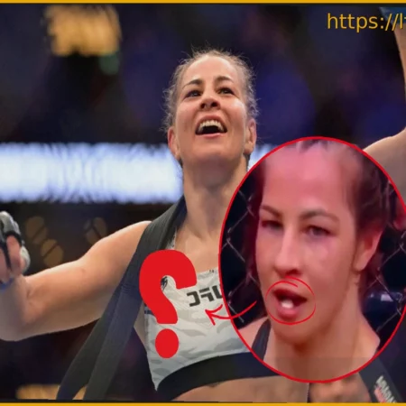 Джасмин Джасудавичус развеяла слухи: во время боя UFC в Виннипеге во рту у нее была жевательная резинка